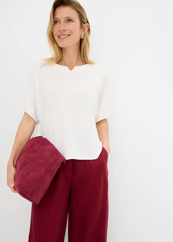 Ledig topp av robust pik&eacute;, bonprix