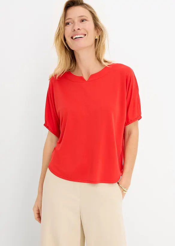 Ledig topp av robust pik&eacute;, bonprix