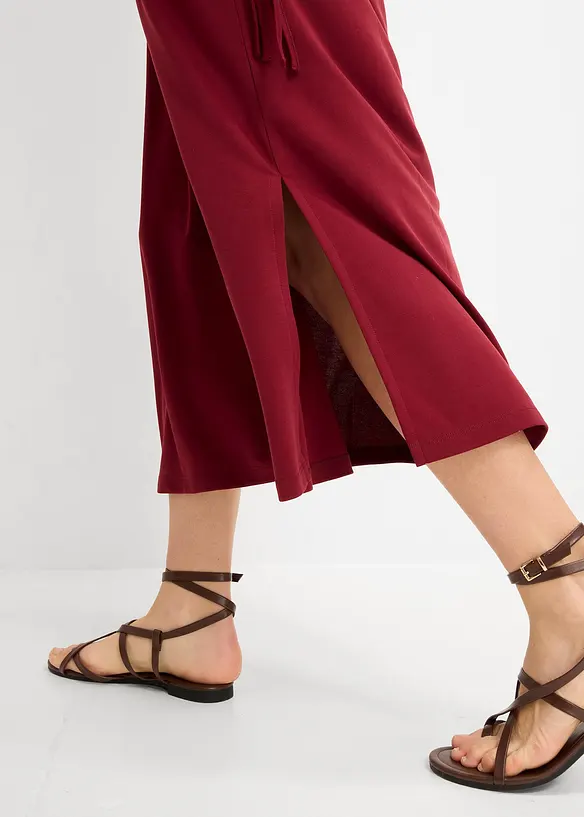 Sweatkjole i myk pik&eacute;, bonprix