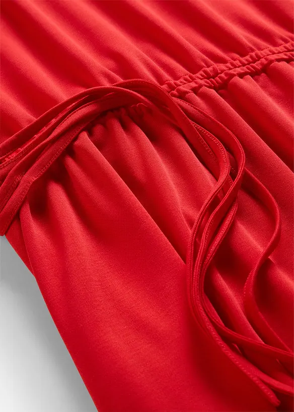 Sweatkjole i myk pik&eacute;, bonprix