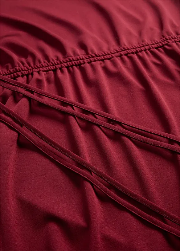 Sweatkjole i myk pik&eacute;, bonprix