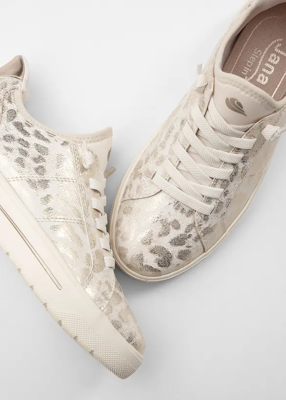 Komfortable slip-in sneakers i behagelig bredde fra Jana, Jana