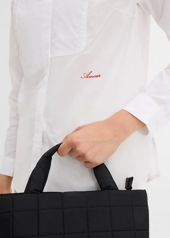 Skjorte med skrift, bonprix