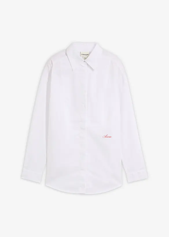 Skjorte med skrift, bonprix