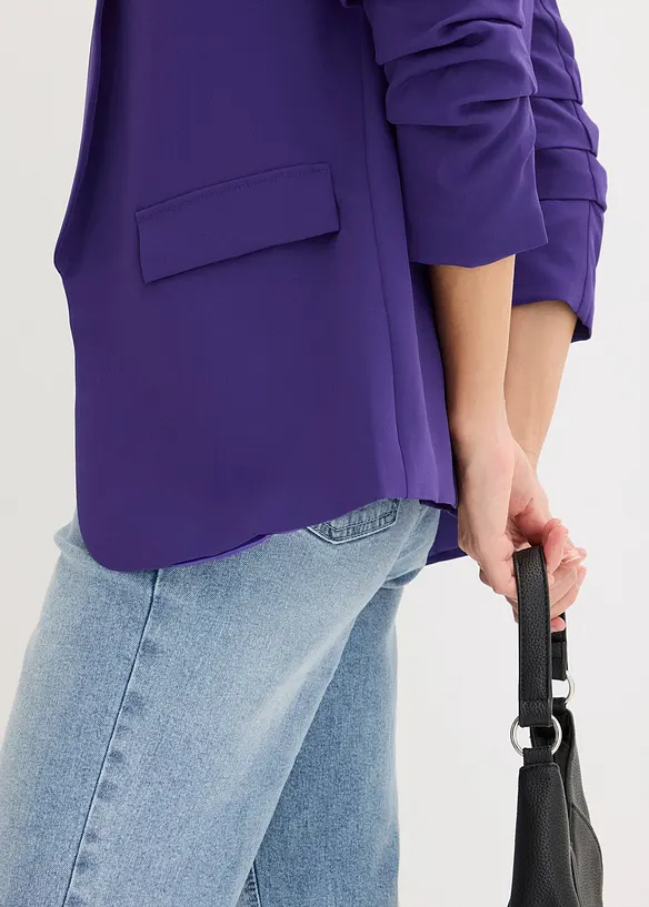 Blazer med rynking, bonprix