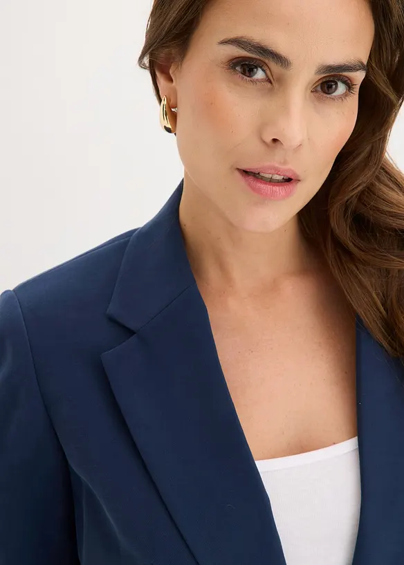 Blazer i viskose og ledig modell med 3/4-lange ermer, bonprix