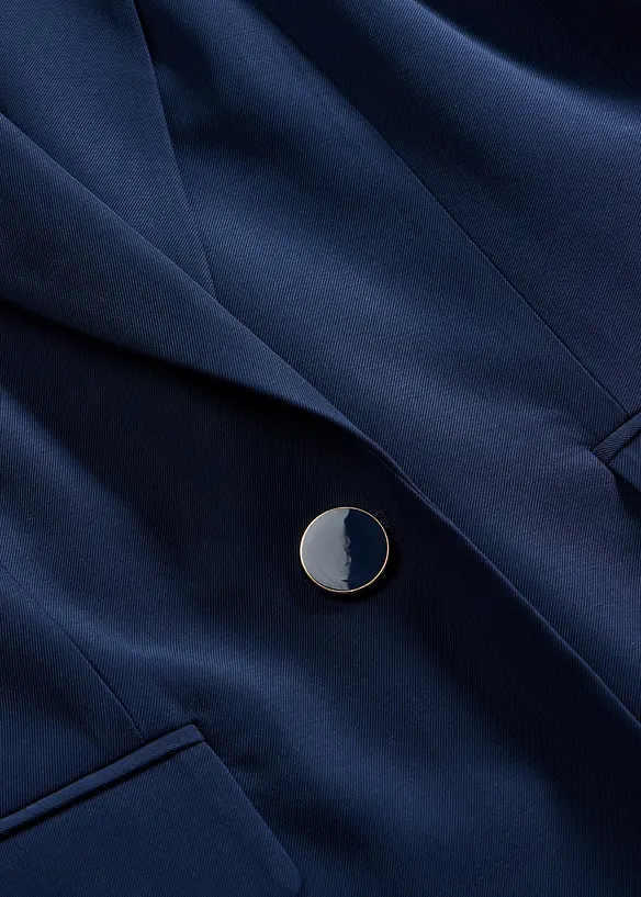 Blazer i viskose og ledig modell med 3/4-lange ermer, bonprix