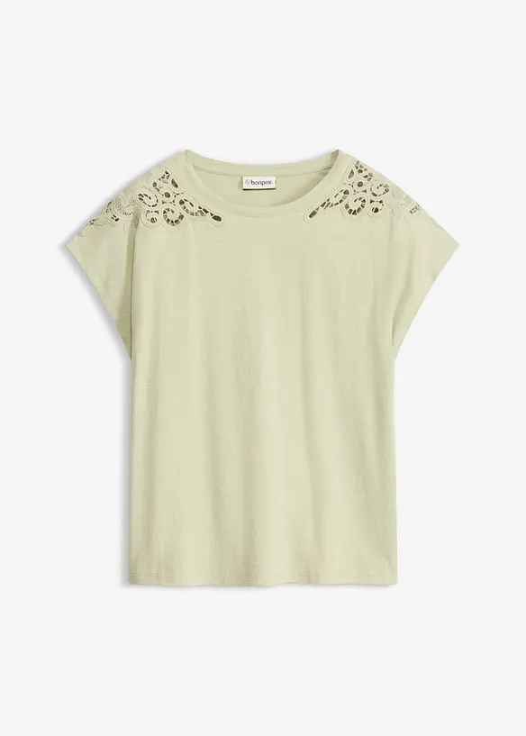 Topp med heklede detaljer, bonprix
