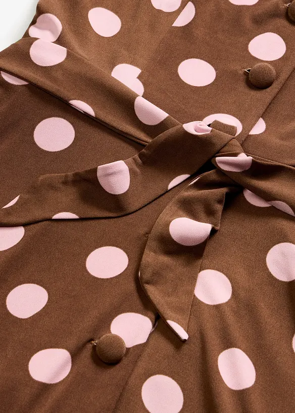 Skjortekjole med knytebelte, bonprix