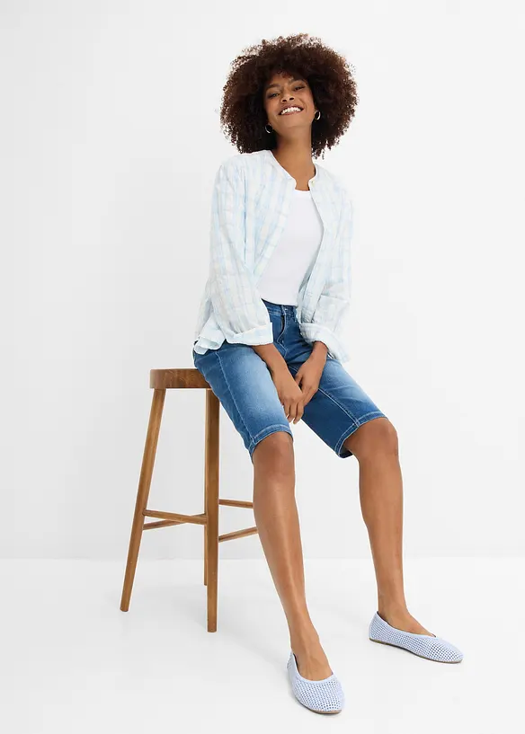 Bermuda-jeans, komfort-stretch, bonprix
