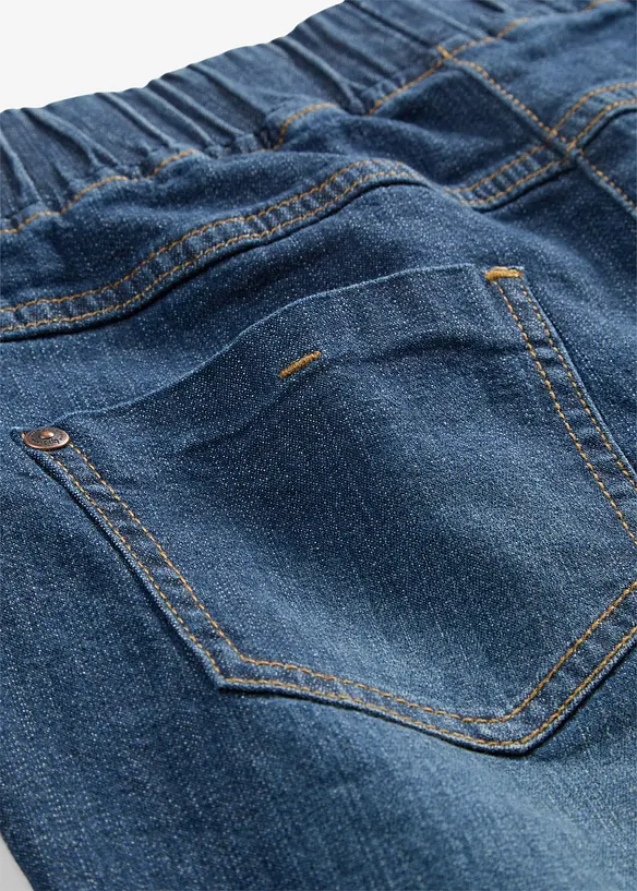 Slim Fit-jeans, Mid Waist, bomull, bonprix