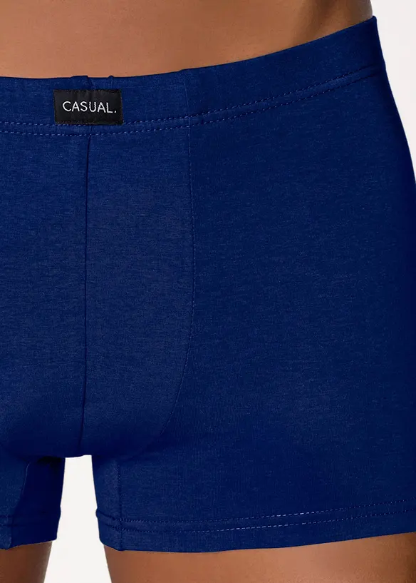 Boksershorts med bomull i ettersittende modell (3-pack), bonprix