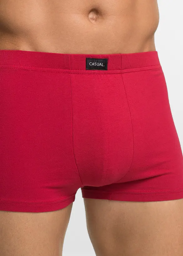 Boksershorts med bomull i ettersittende modell (3-pack), bonprix