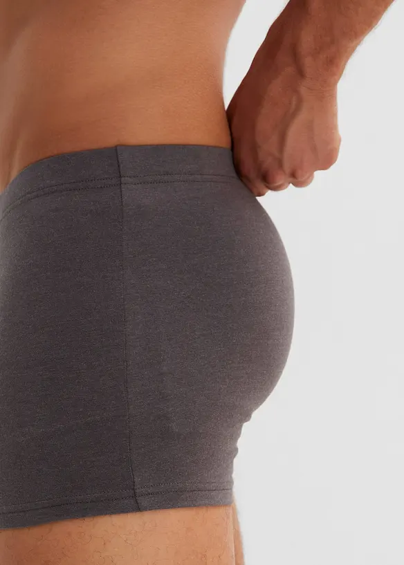 Boksershorts med bomull i ettersittende modell (3-pack), bonprix
