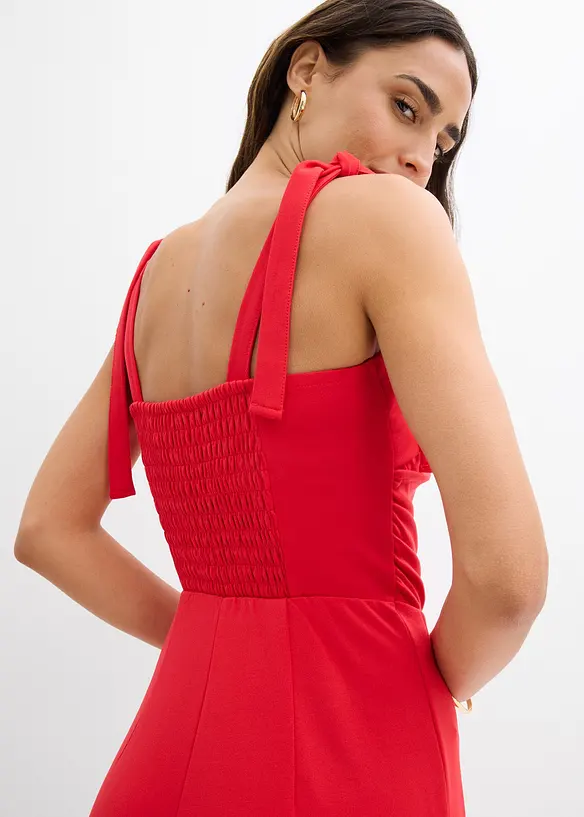 Jumpsuit med knytestropper, bonprix