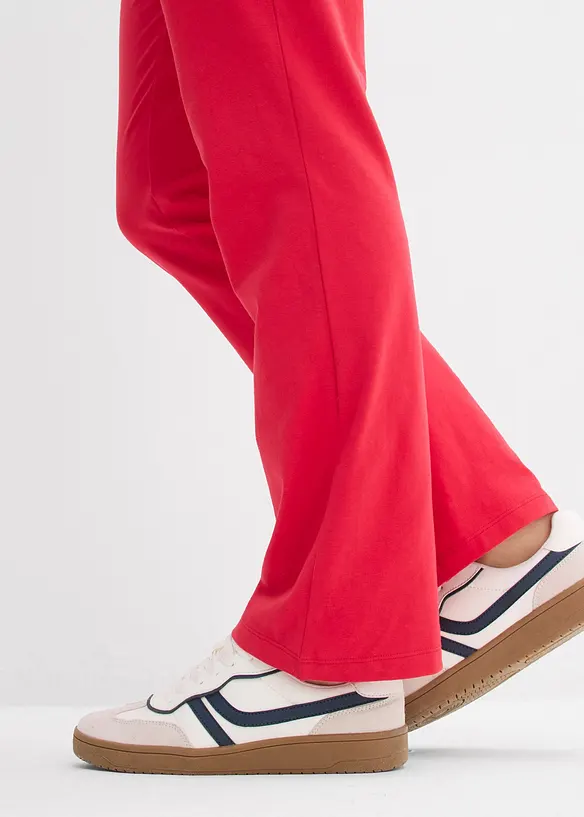 Bukse i &oslash;kologisk bomull med stretch, bonprix