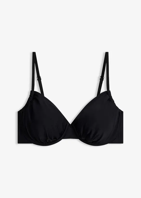 B&oslash;yle-bikinioverdel med rynking i siden, bonprix