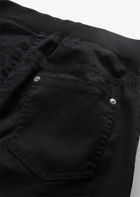 Treggings i twill i elastisk bomullsmiks, bonprix