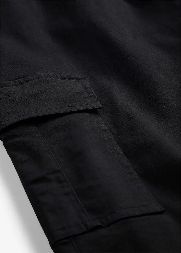 Cargobukse i bomull med stretch, bonprix