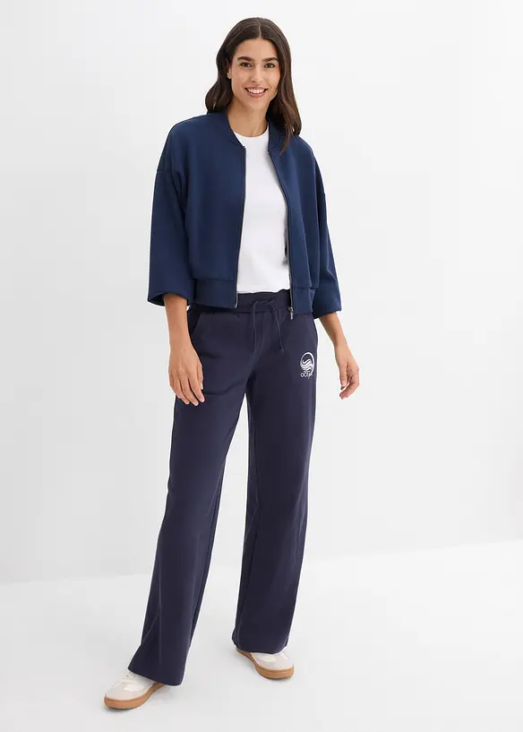 Joggebukse i 100% bomull, bonprix