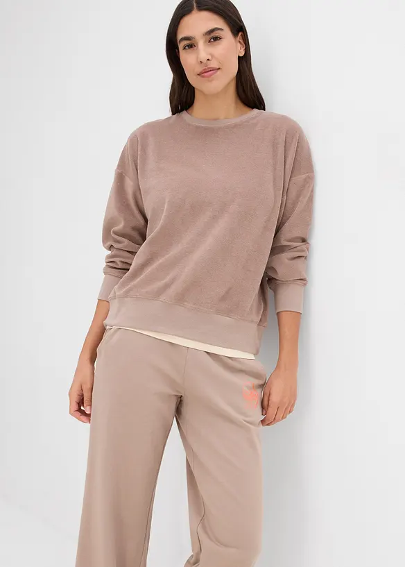 Joggebukse i 100% bomull, bonprix