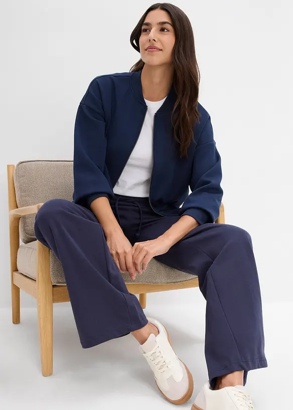 Joggebukse i 100% bomull, bonprix