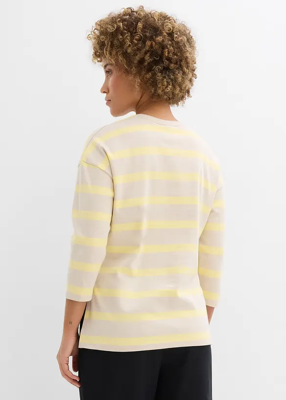 Lang topp i kraftig &oslash;kologisk bomull, bonprix