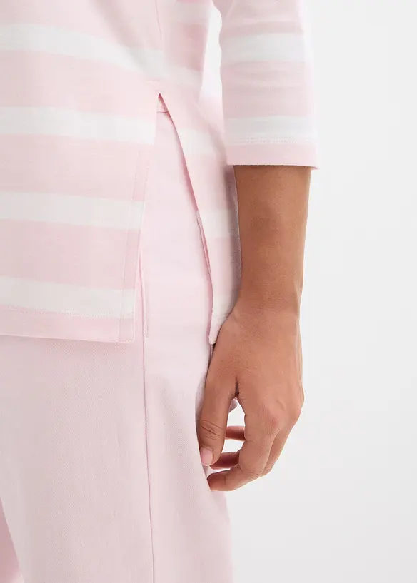 Lang topp i kraftig &oslash;kologisk bomull, bonprix