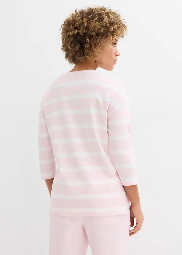 Lang topp i kraftig &oslash;kologisk bomull, bonprix