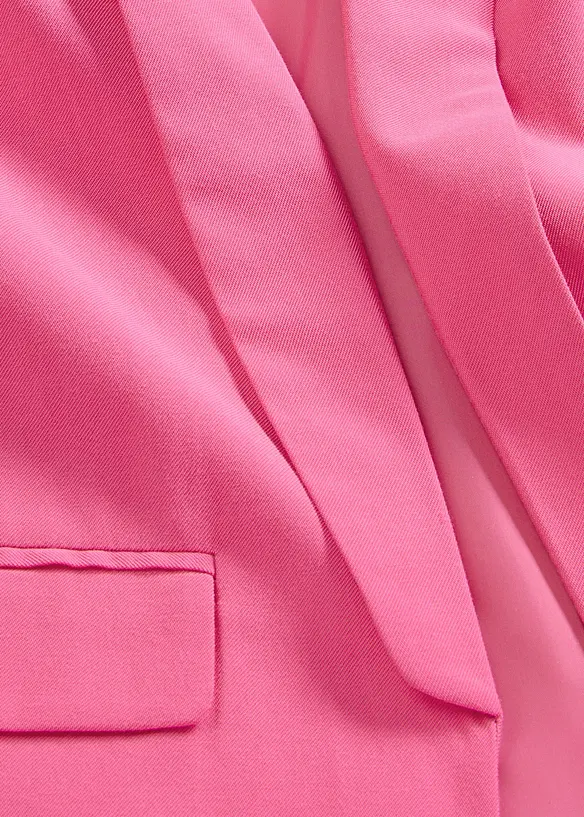 Lang blazer i viskosemiks, bonprix