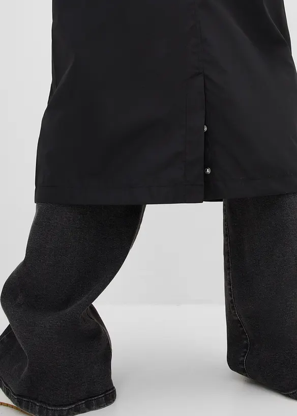 K&aring;pe med ribbestrikket krage, bonprix