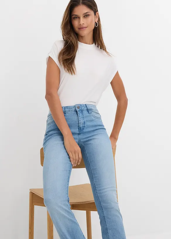 Flared-jeans Mid Waist, stretch, bonprix