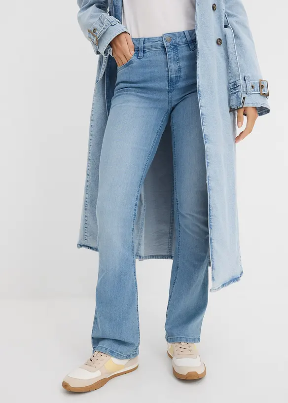 Flared-jeans Mid Waist, stretch, bonprix