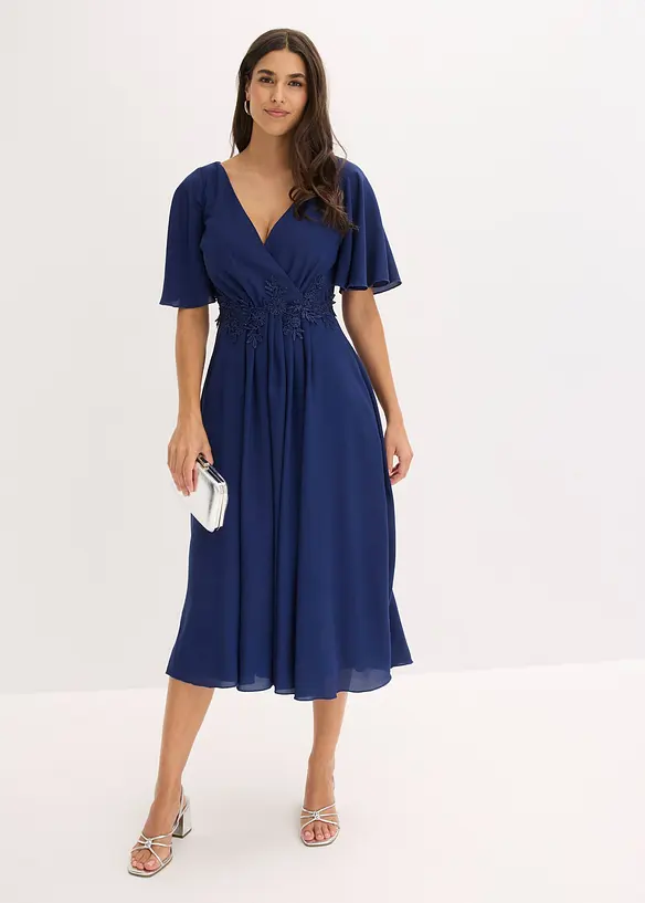 Cocktailkjole med blonder, bonprix