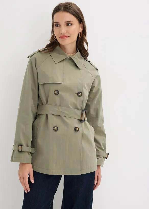 Kort trenchcoat, bonprix