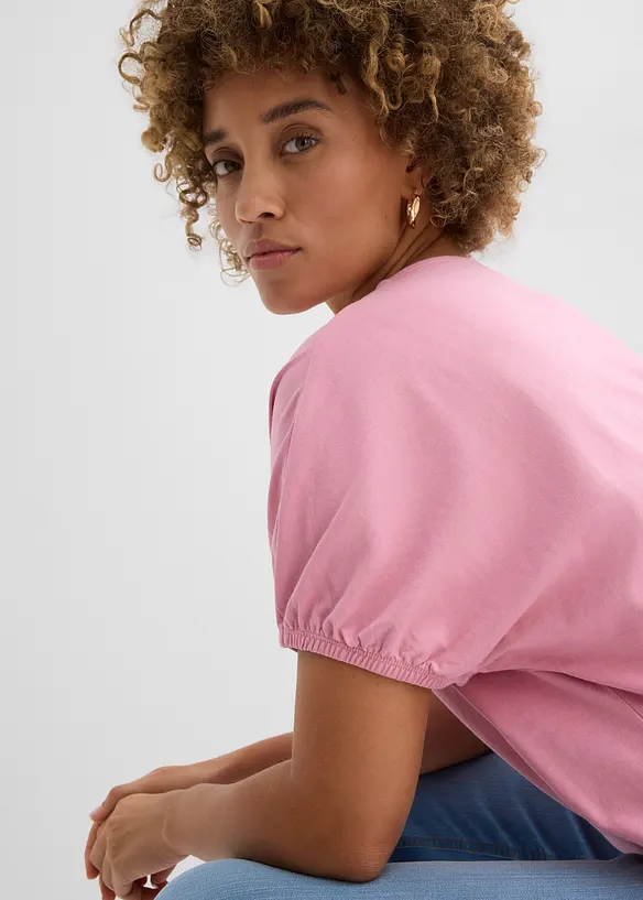 T-skjorte i &oslash;kologisk bomull, bonprix