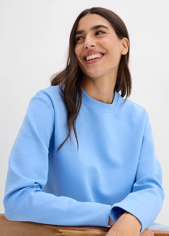 Sweatshirt i 100% bomull, bonprix