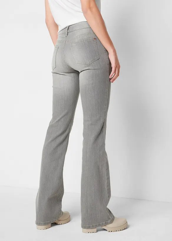 Bootcut-jeans Mid Waist, Komfort-Stretch, bonprix