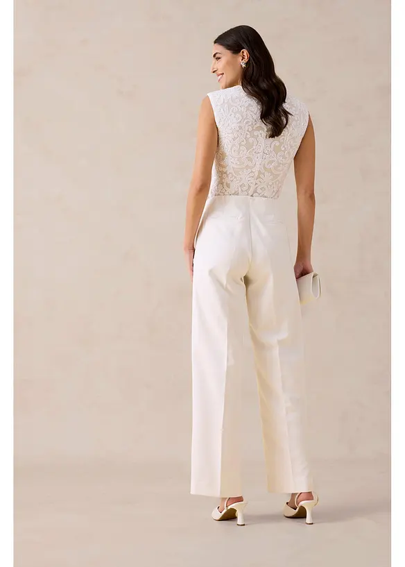 Bukse med vide ben, bonprix