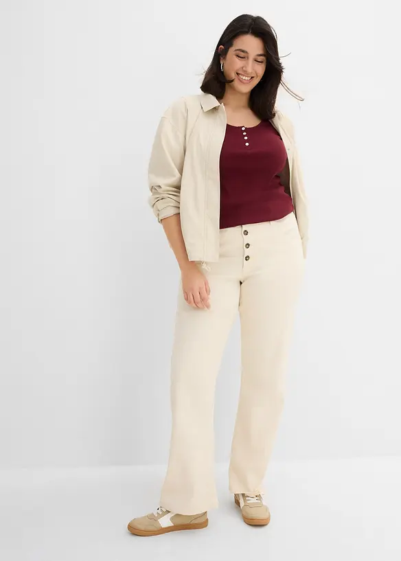 Straight-jeans High Waist, stretch, bonprix