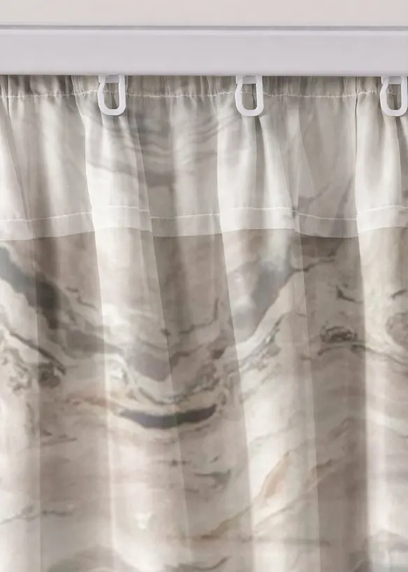 M&oslash;nstret gardin (1-pack), bonprix