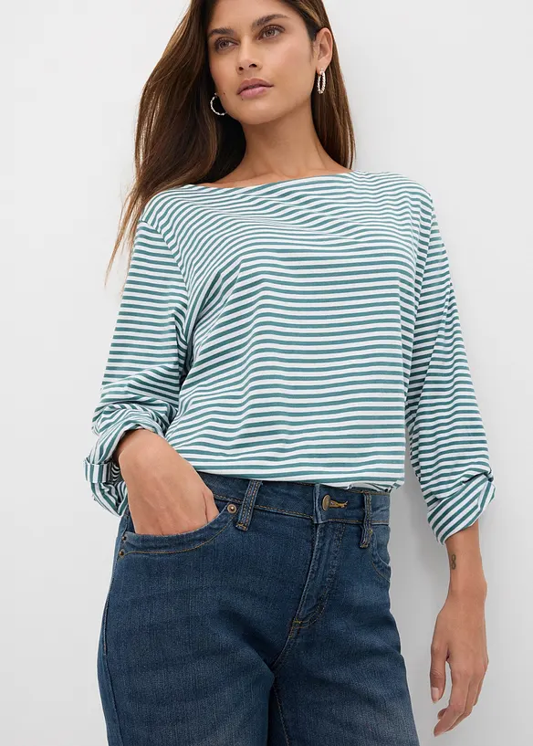 Straight-jeans Mid Waist, Stretch, bonprix