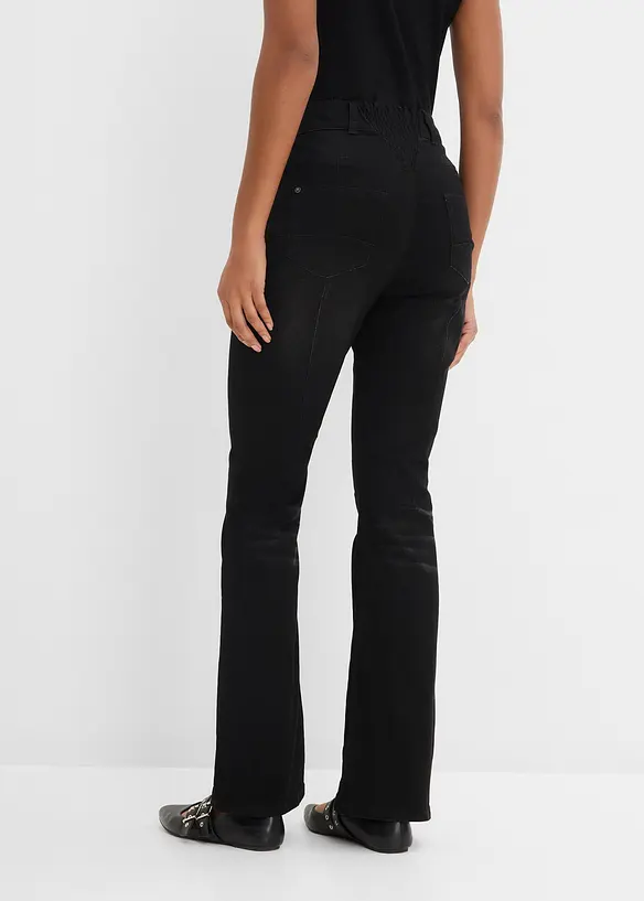 Bootcut-jeans Mid Waist, Shaping, bonprix