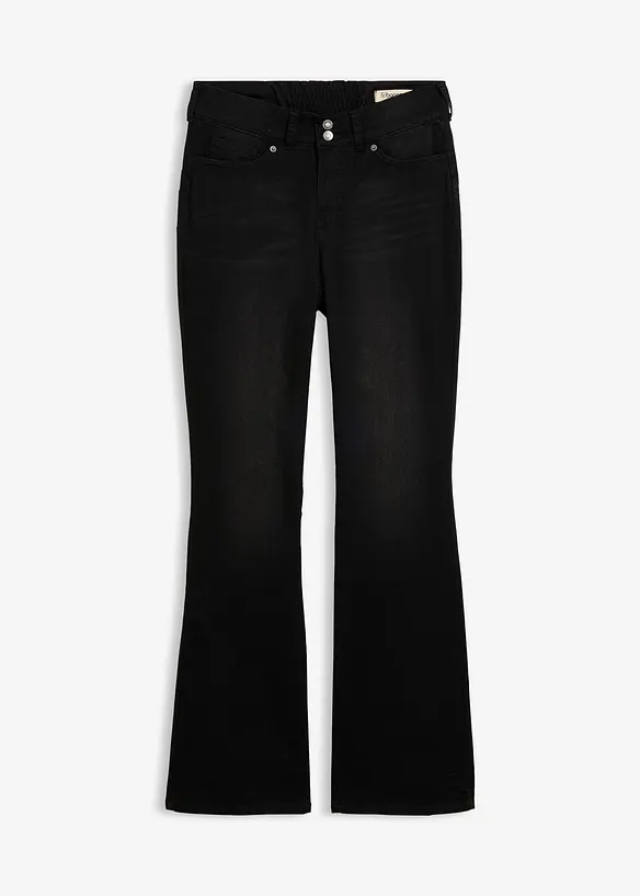 Bootcut-jeans Mid Waist, Shaping, bonprix
