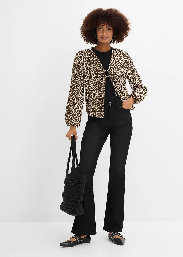 Bootcut-jeans Mid Waist, Shaping, bonprix