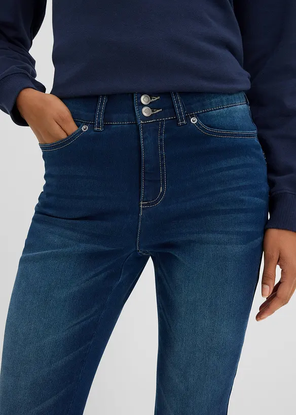 Bootcut-jeans Mid Waist, Shaping, bonprix