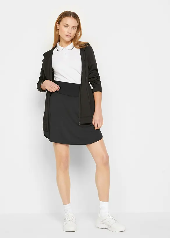 Treningsskj&oslash;rt med integrert sykkelbukse, hurtigt&oslash;rkende, bonprix