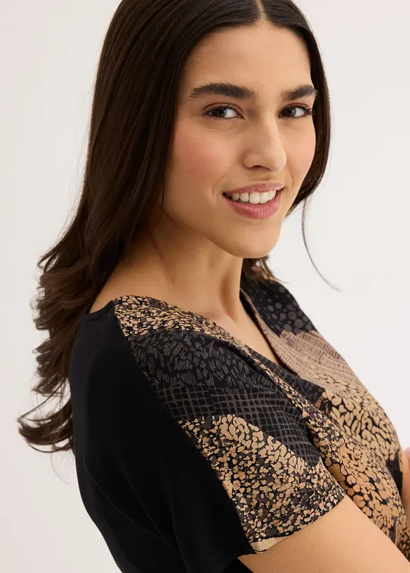 Topp i myk viskosemiks, bonprix