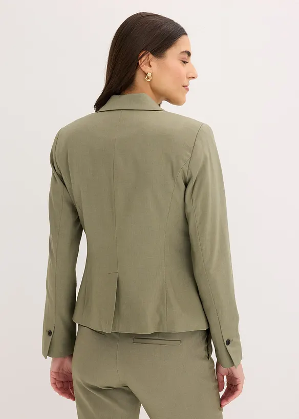 Blazer med passepoilerte lommer petite, bonprix