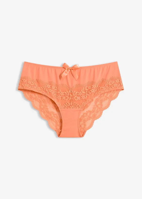 Panty med blomsterblonde, bonprix